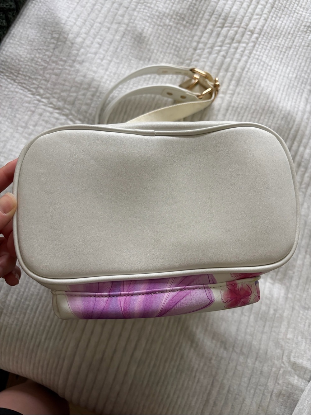 Danielle Nicole White Rapunzel Floral Mini Backpack with Cardholder - Picture 8 of 9